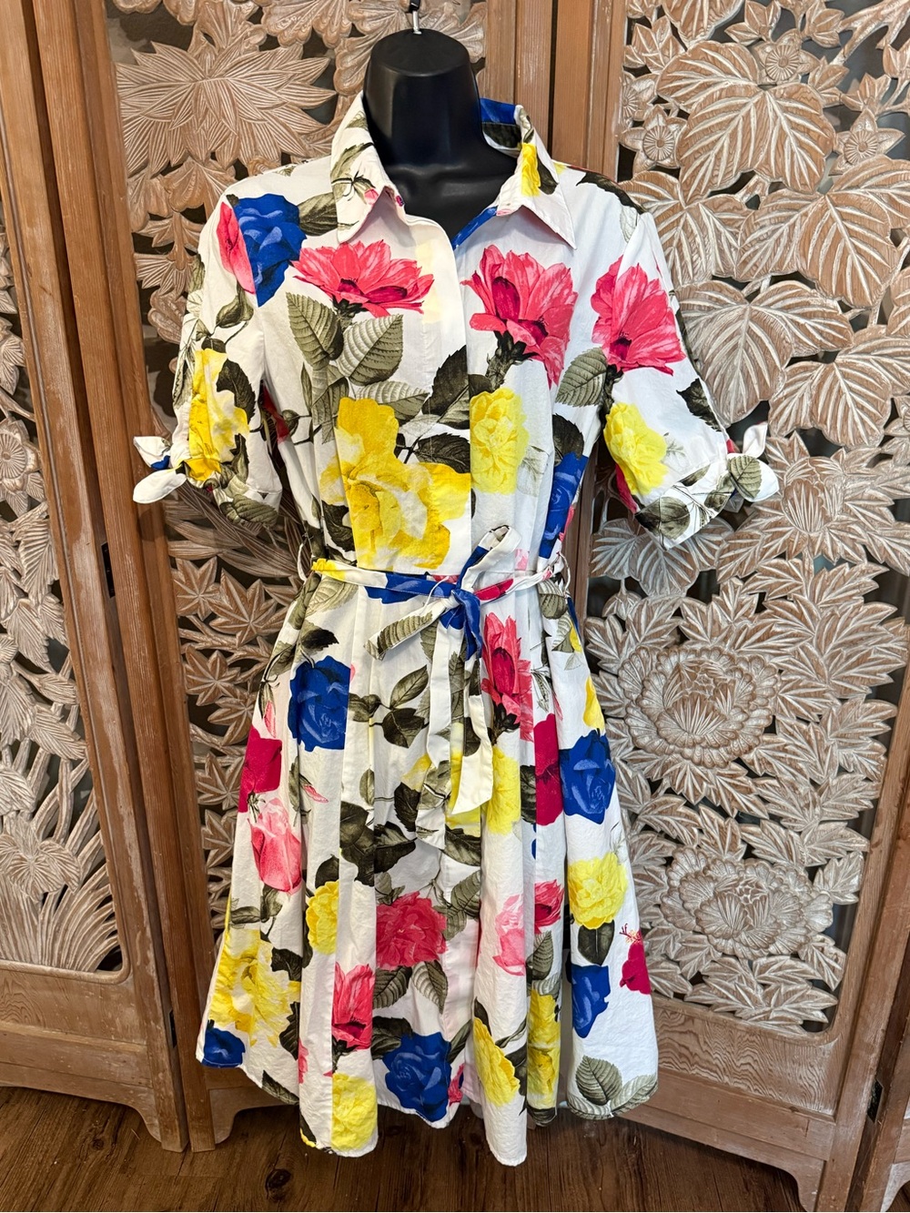 Calvin Klein Floral Midi Dress